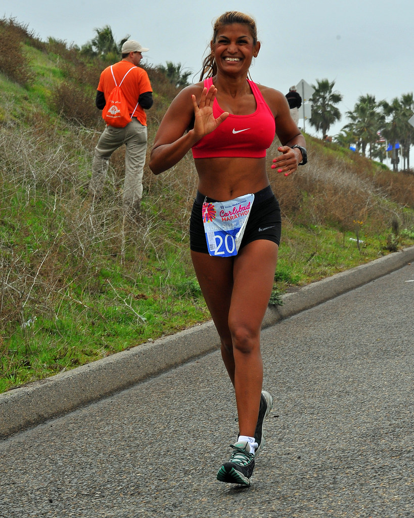Smiling Woman Runner